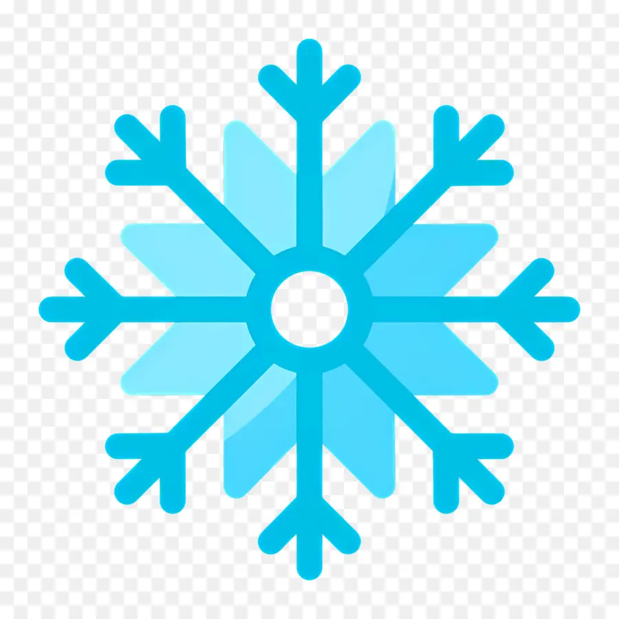 Flocon De Neige，Flocon De Neige Bleu PNG