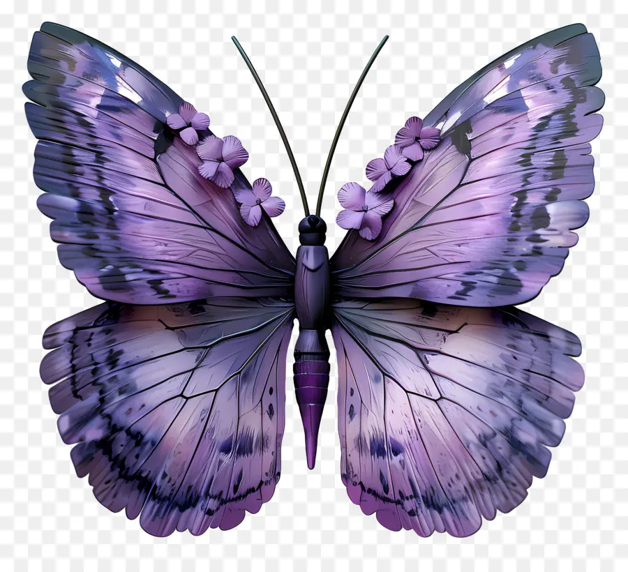 Papillon Violet，Papillon Rose PNG