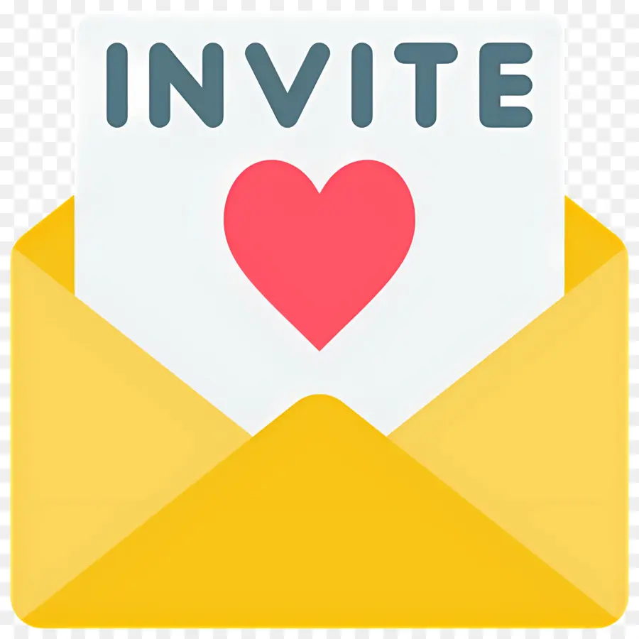 Lettre D'invitation，Invitation PNG