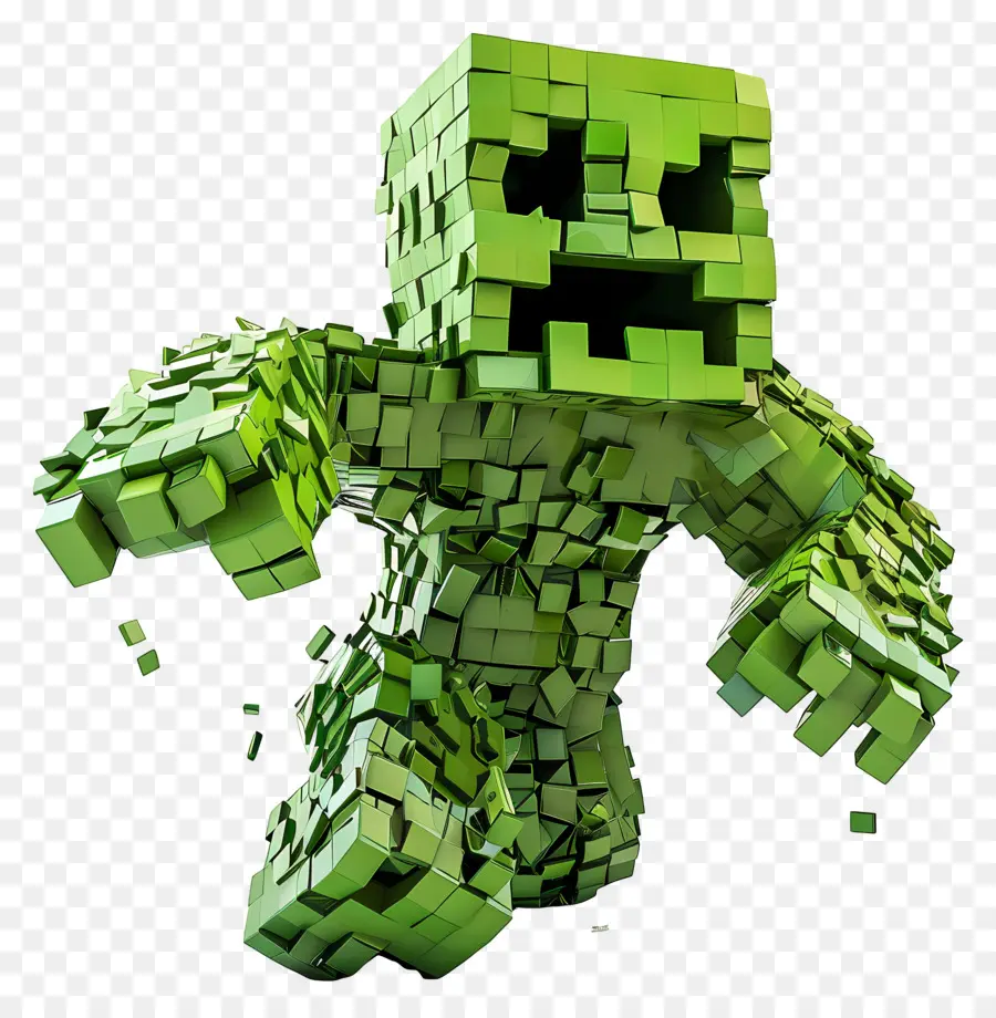 Minecraft Creeper，Liane PNG