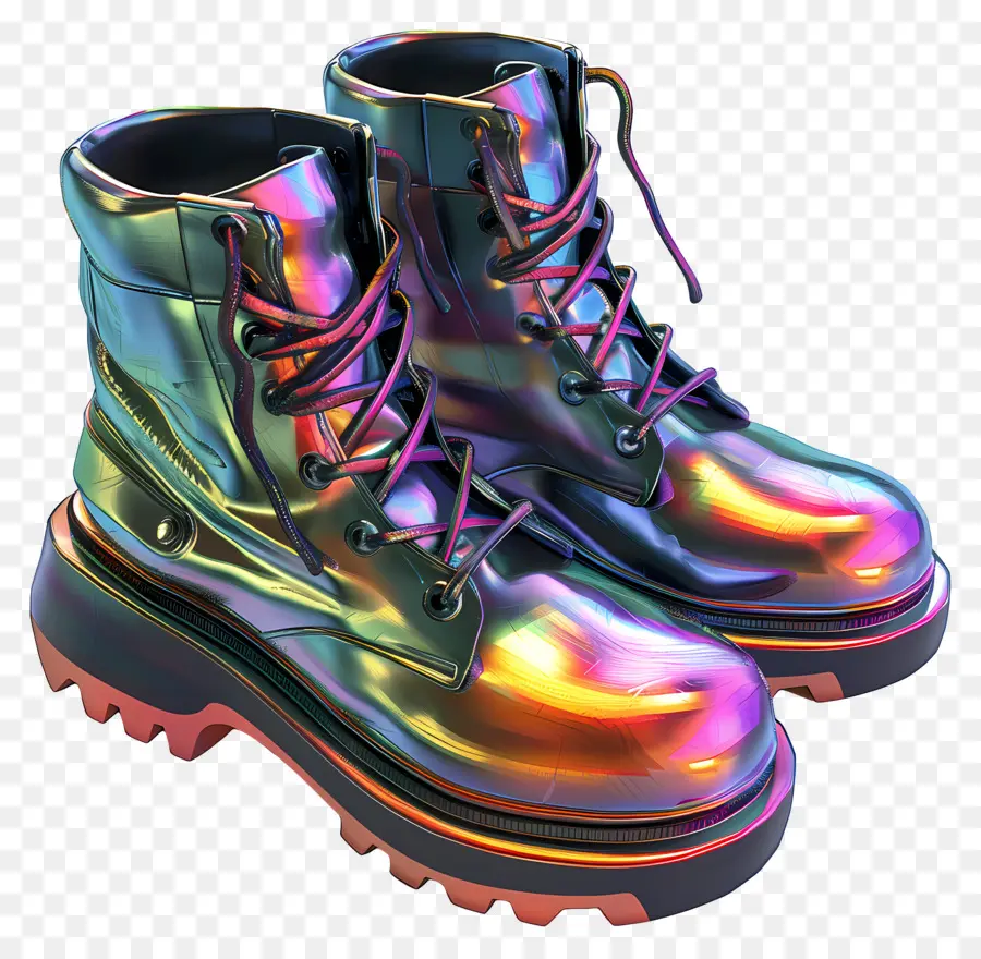 Bottes，Holographique PNG