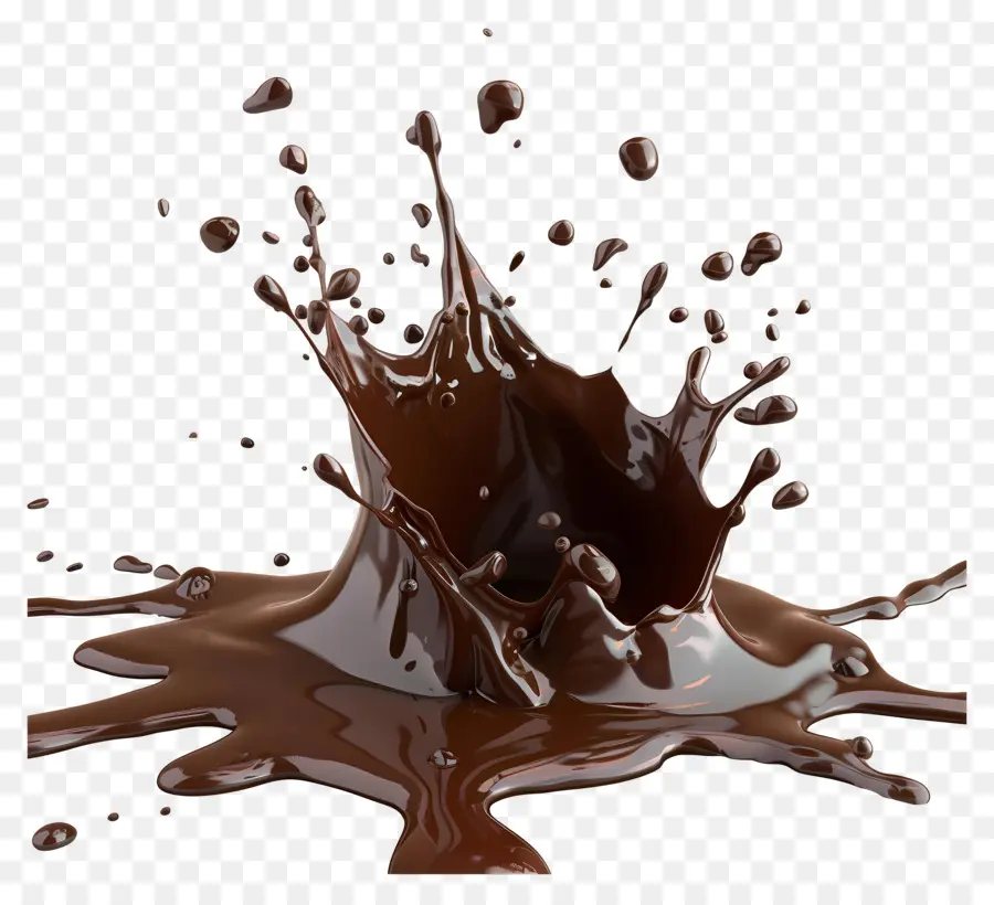 Éclaboussure De Chocolat，Chocolat PNG