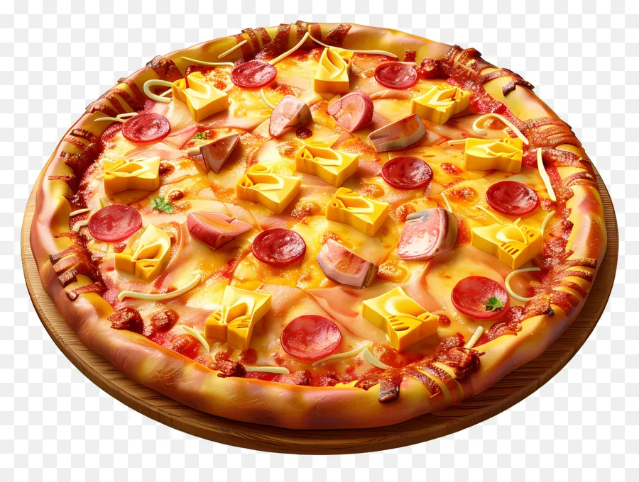 Pizza Hawaïenne，Pizza PNG