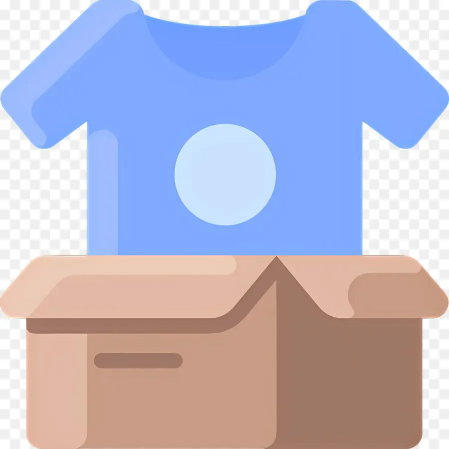 Boîte à Vêtements，T Shirt En Boîte PNG