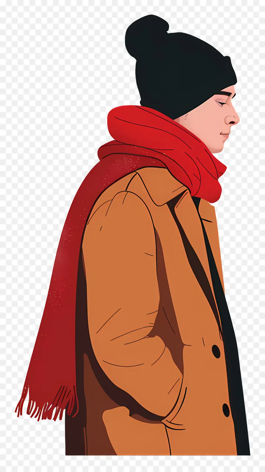 Homme Hiver，Personne En Vêtements D'hiver PNG