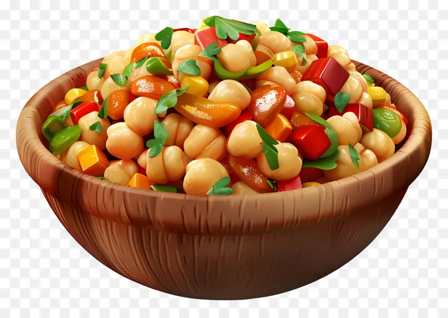 Bol De Chaat Chana，Salade De Pois Chiches PNG