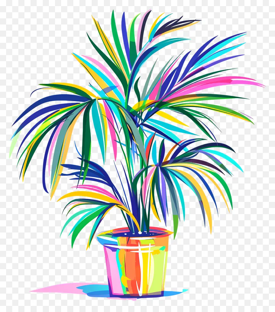 Palmier De Salon，Plante En Pot PNG