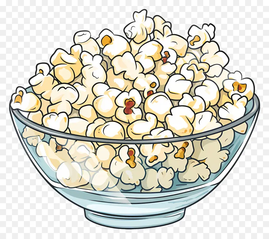 Bol De Pop Corn，Popcorn PNG