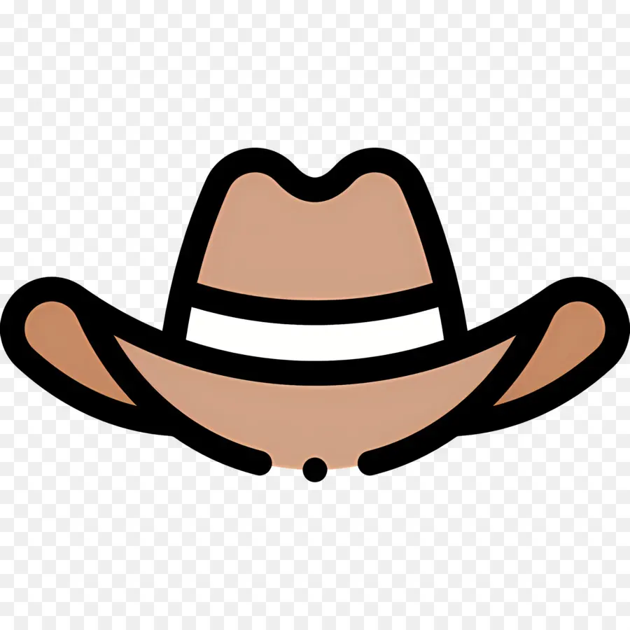 Chapeau De Cowboy，Chapeau Marron PNG