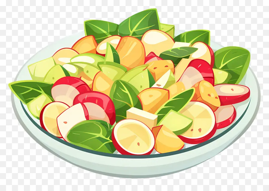 Salade Waldorf，Saladier PNG