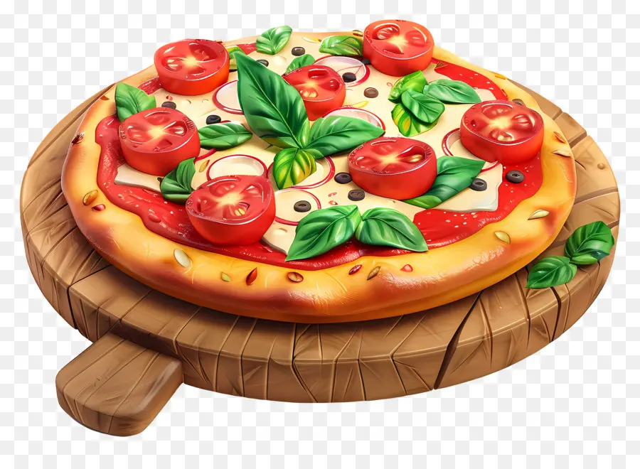 Pizza Marguerite，Pizza PNG