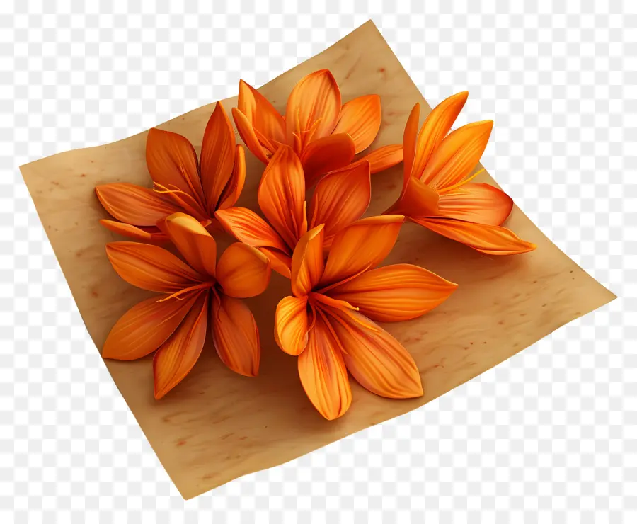 Fleurs De Safran，Lys Oranges PNG