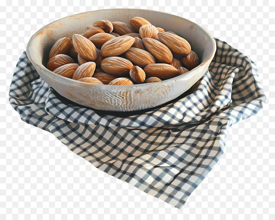 Bol D'amandes，Noix PNG