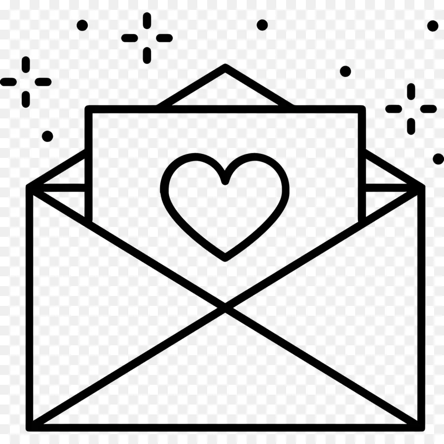 Lettre D'invitation，Lettre D'amour PNG