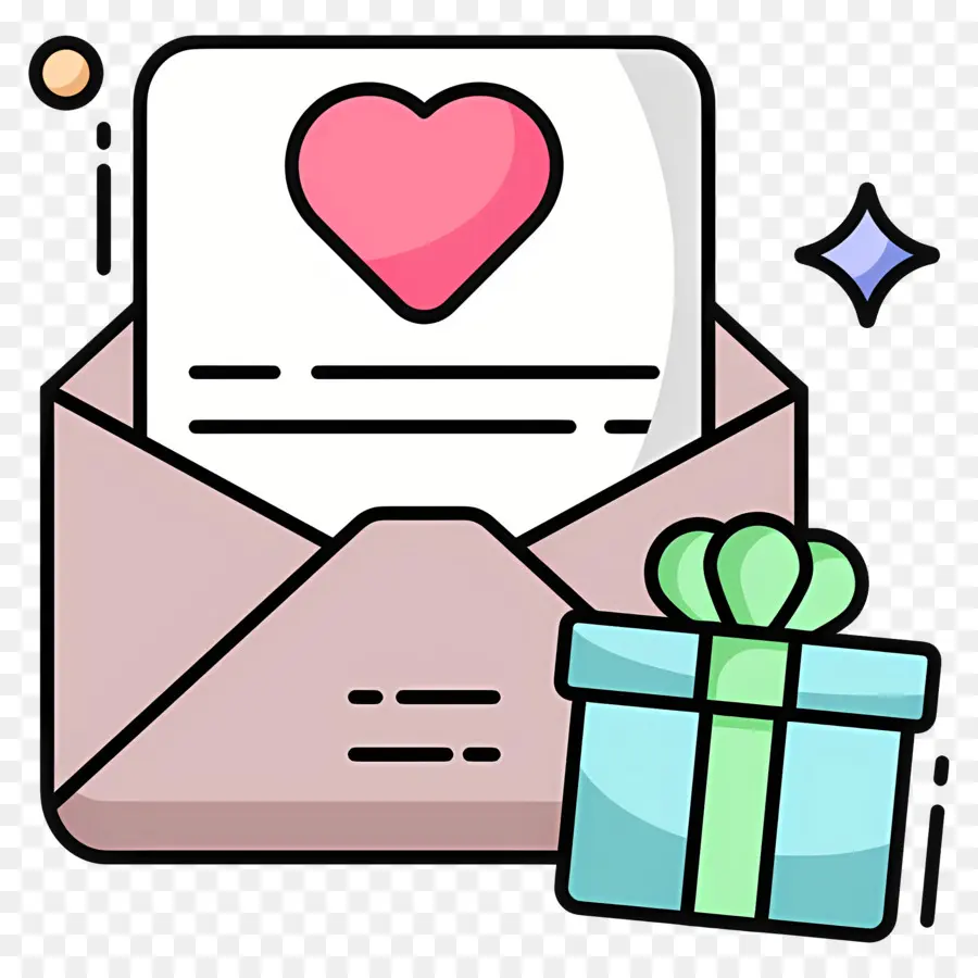 Lettre D'invitation，Lettre D'amour PNG