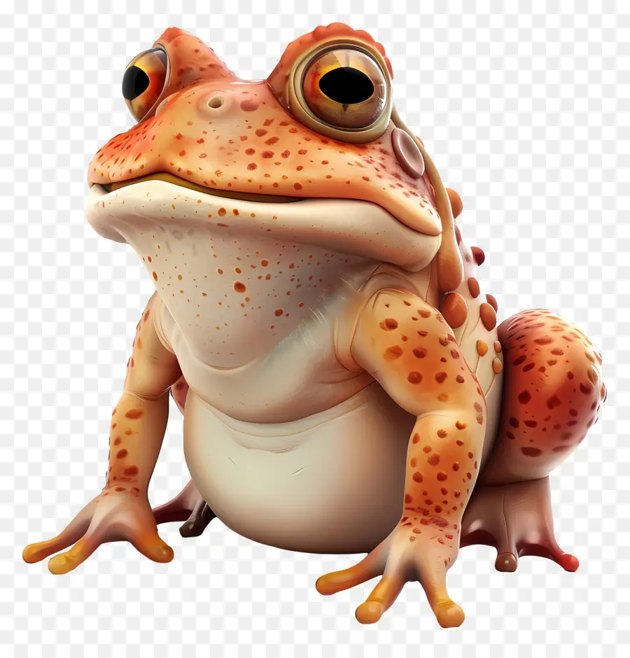 Crapaud De Dessin Animé，Grenouille Blanche PNG