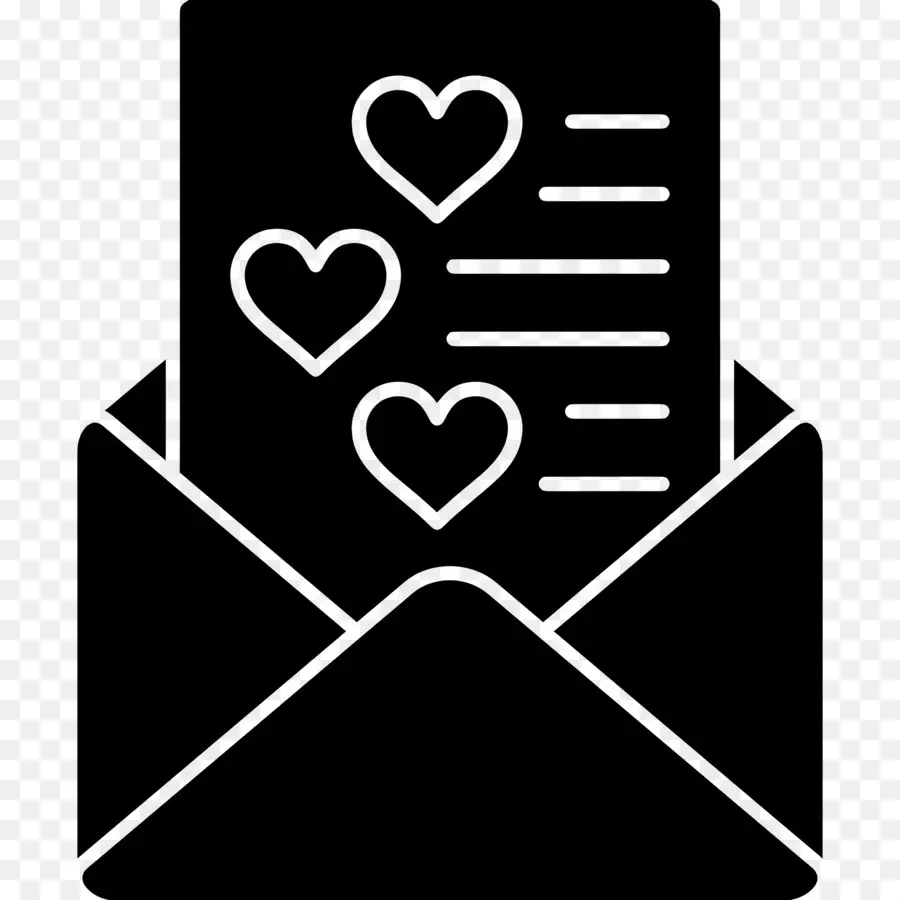 Lettre D'invitation，Lettre D'amour PNG