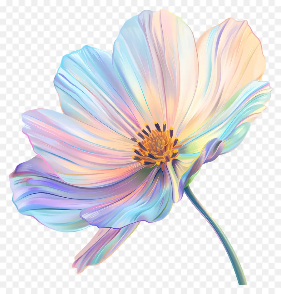 Fleur Pastel，Fleur Colorée PNG