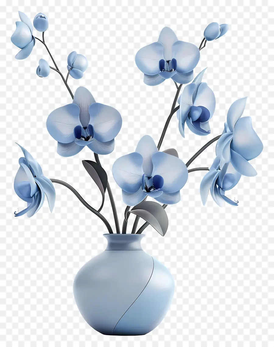 Orchidée Bleue，Orchidées Bleues PNG