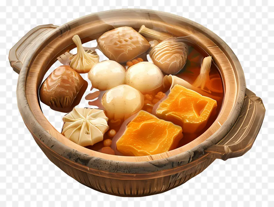 Soupe Oden，Fondue Chaude PNG