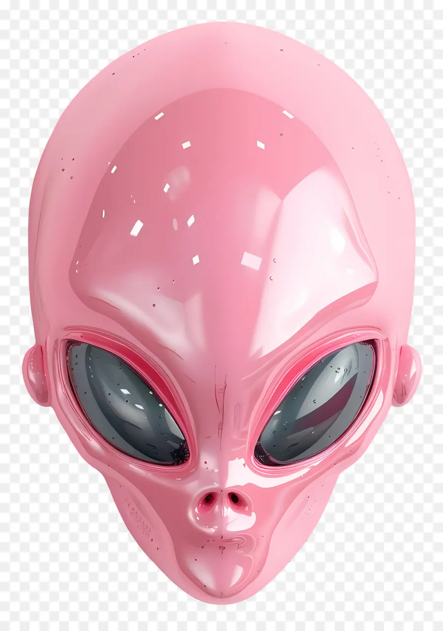 Tête D'extraterrestre，Tête D'extraterrestre Rose PNG