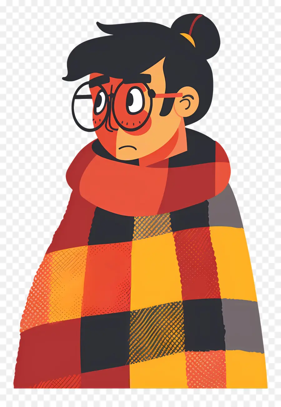 Femme Effrayée，Personne Avec Des Lunettes PNG