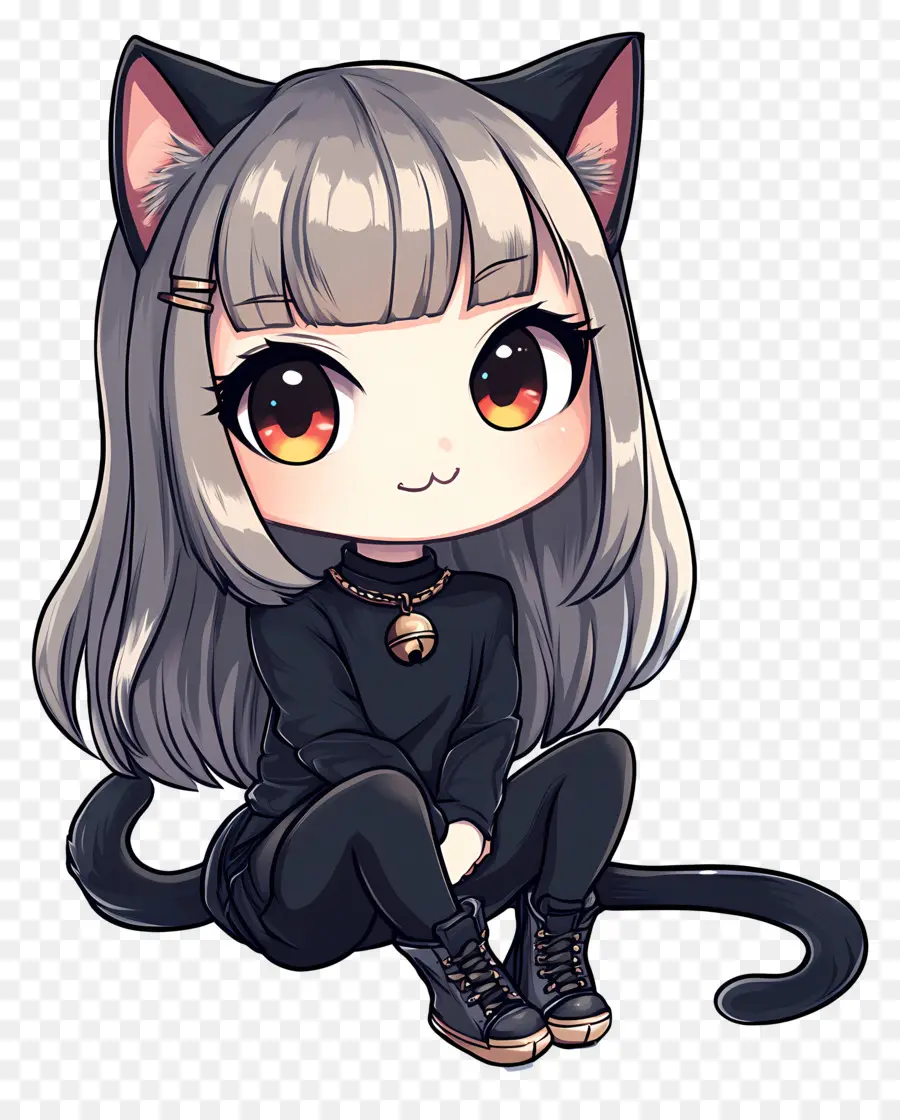 Fille Chat，Anime PNG