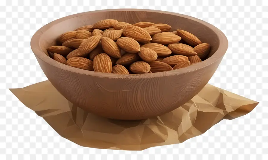 Bol D'amandes，Noix PNG