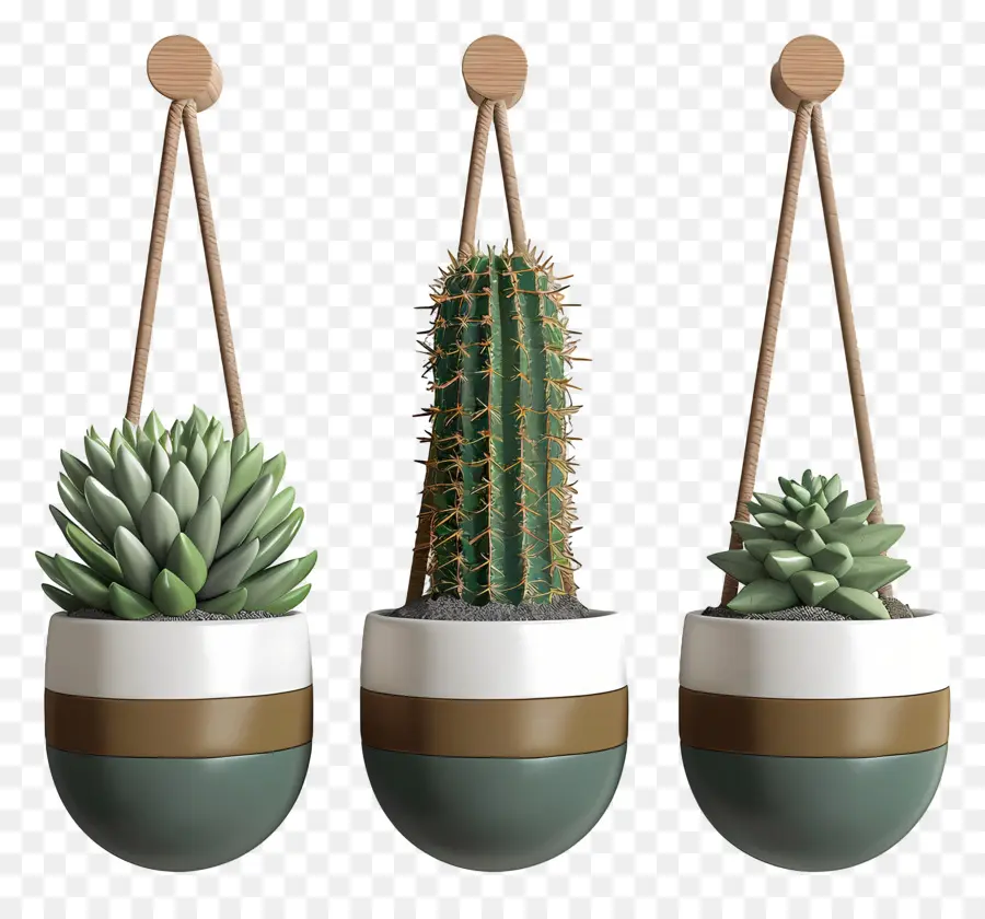 Cactus Suspendus，Plantes Suspendues PNG