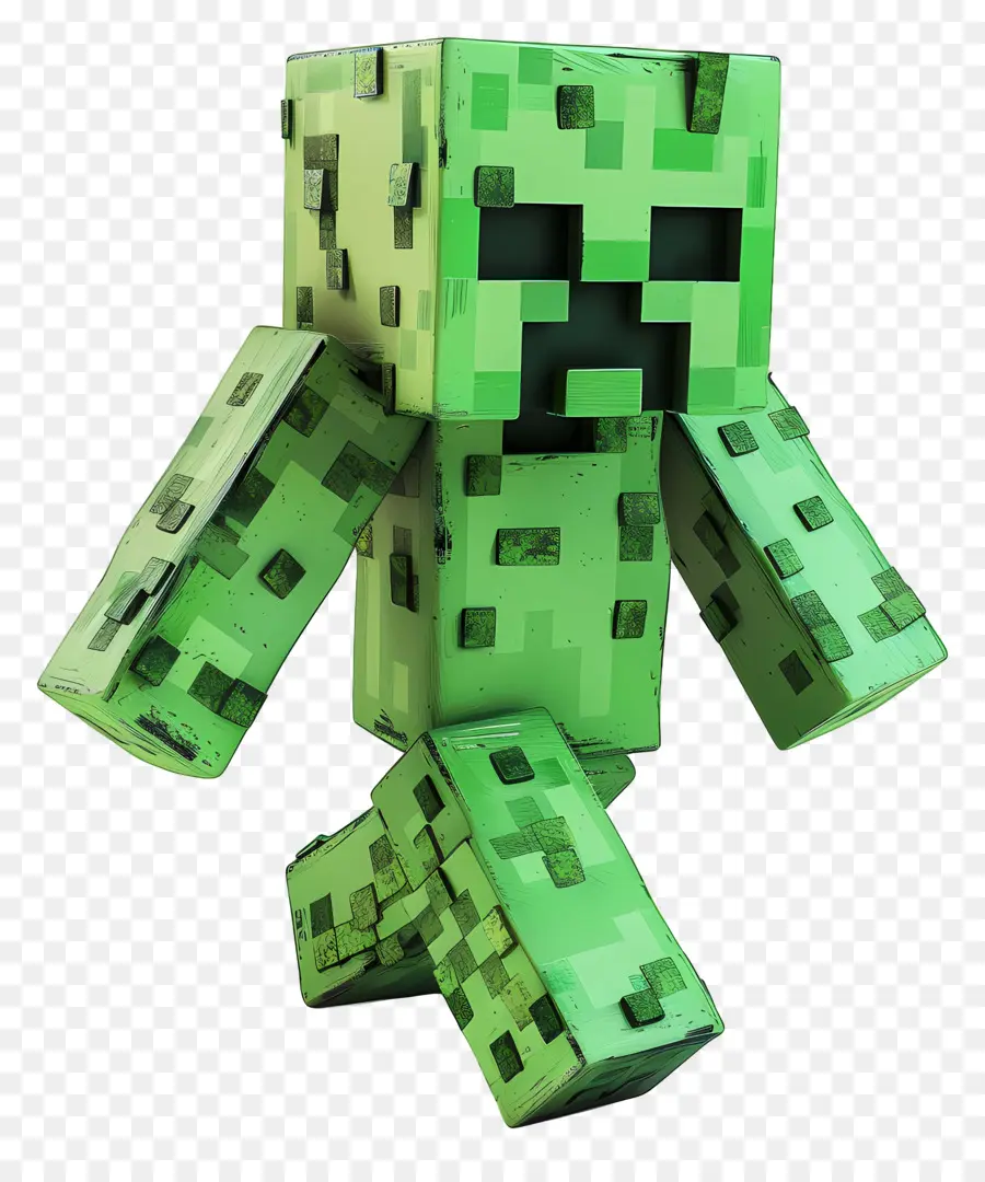 Minecraft Creeper，Minecraft PNG