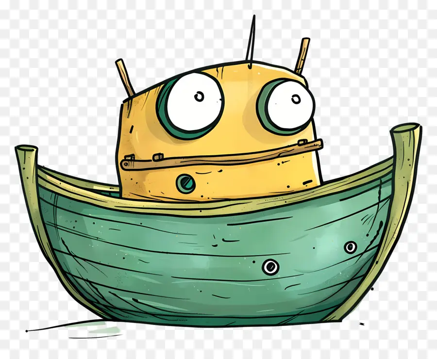 Bateau，Robot En Bateau PNG