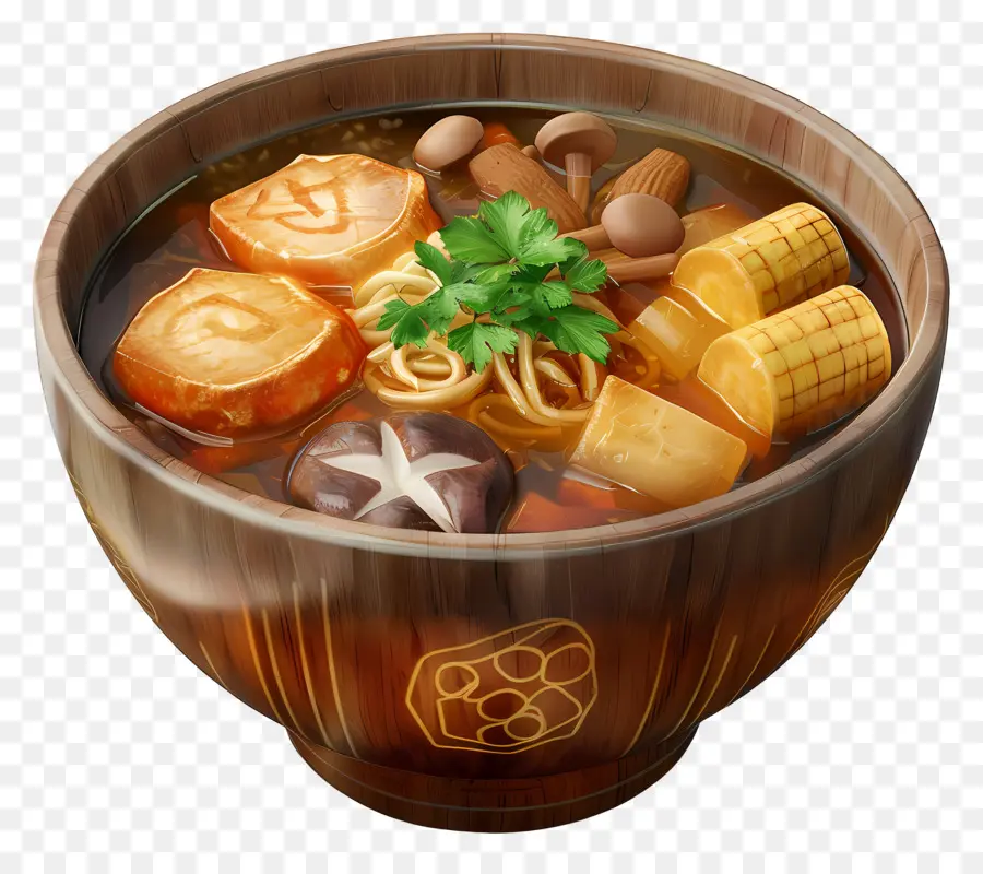 Soupe Oden，Bol à Soupe PNG