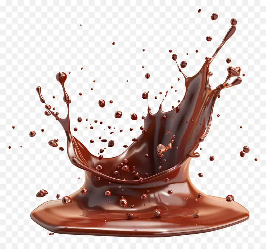 Éclaboussure De Chocolat，Chocolat PNG