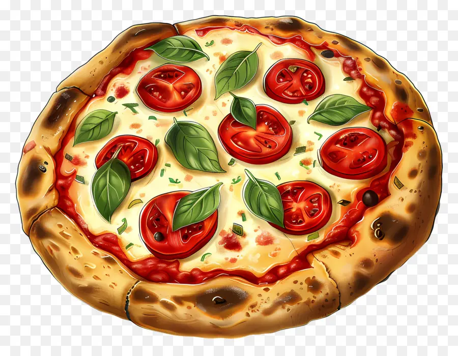 Pizza Marguerite，Pizza PNG