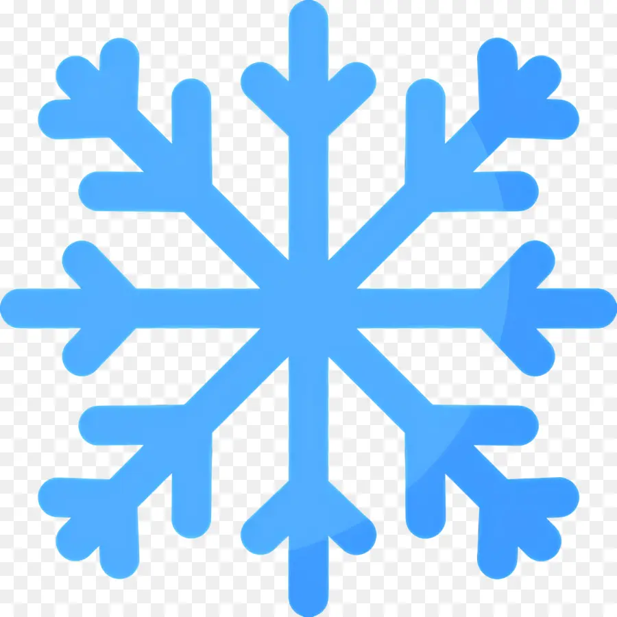 Flocon De Neige，Flocon De Neige Bleu PNG