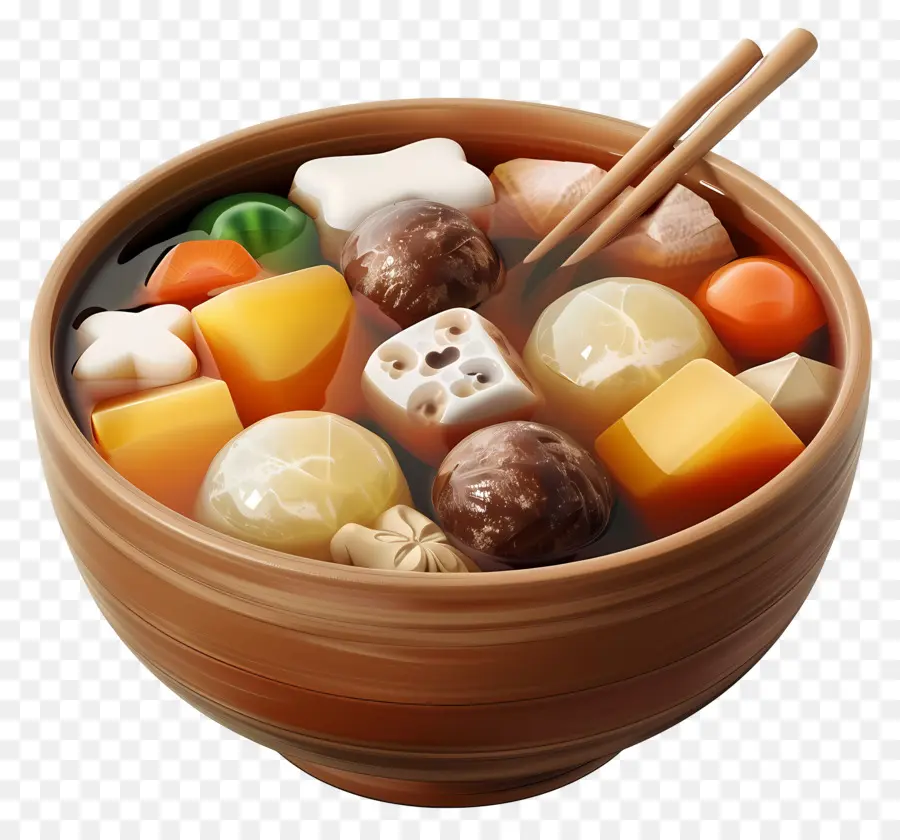 Soupe Oden，Fondue Chaude PNG