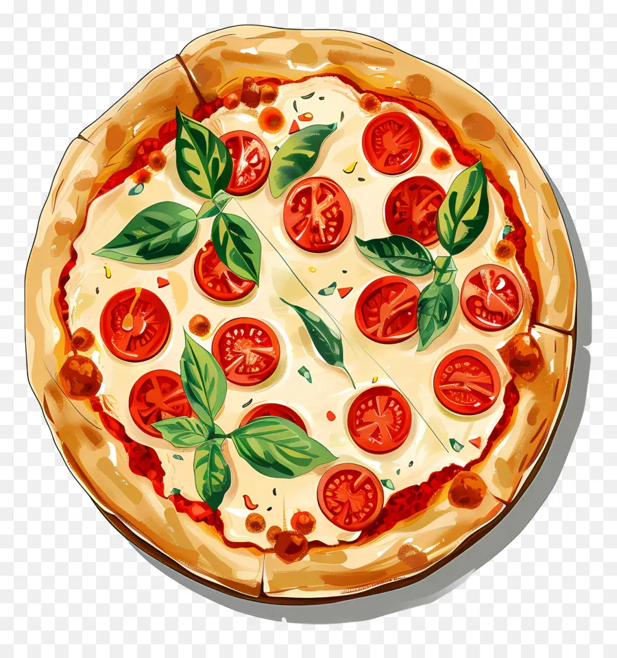 Pizza Marguerite，Pizza PNG