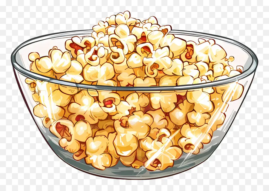 Bol De Pop Corn，Popcorn PNG