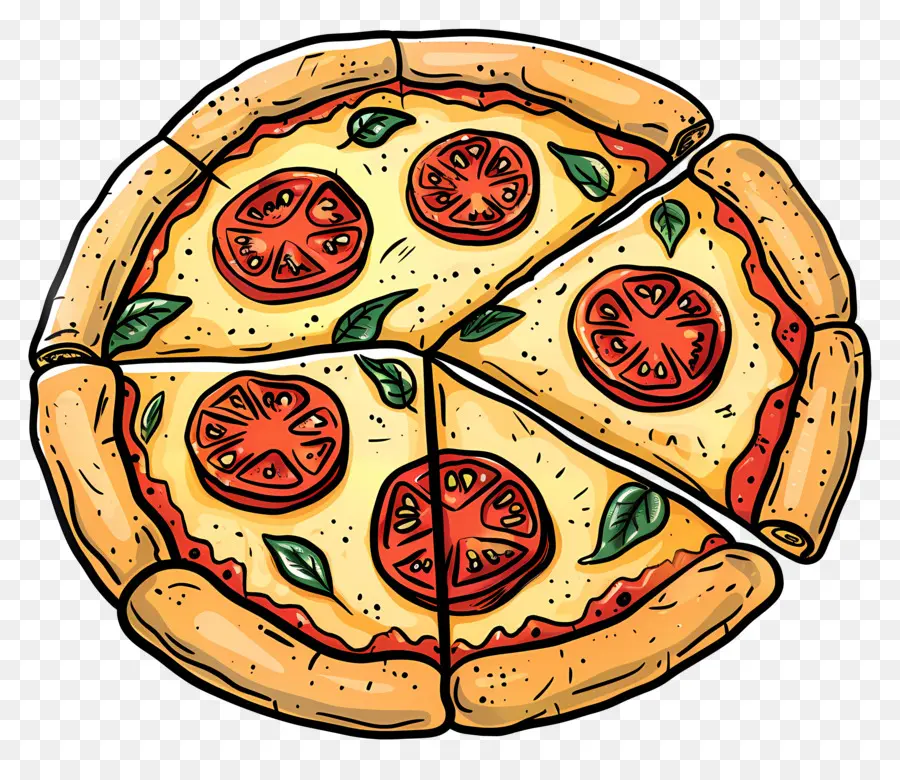 Pizza Marguerite，Pizza PNG