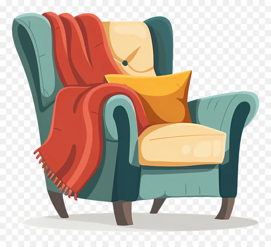 Fauteuil Douillet，Fauteuil Avec Couverture PNG