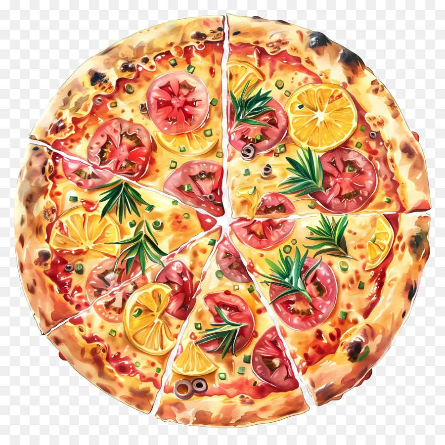 Pizza Hawaïenne，Pizza PNG