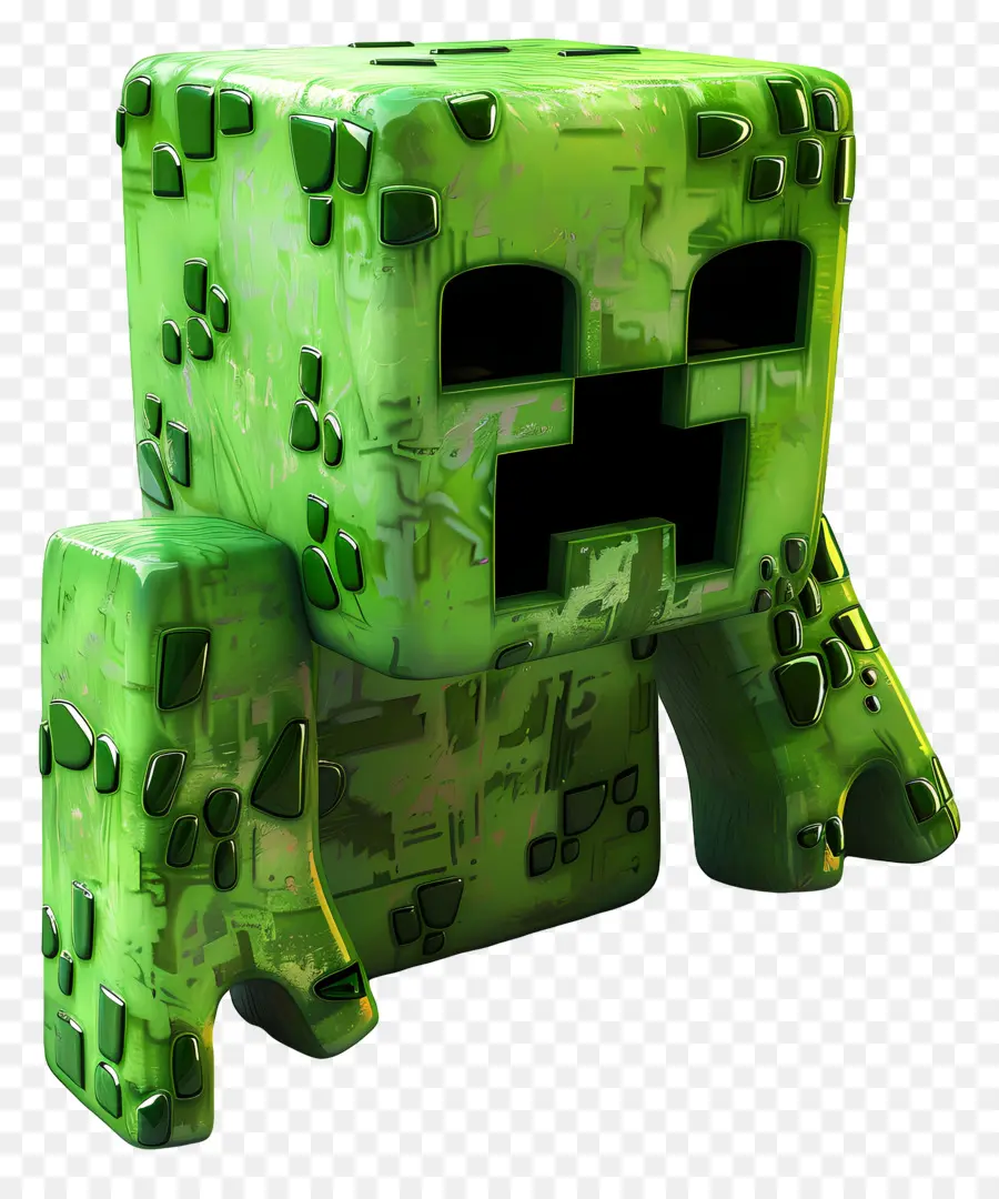 Minecraft Creeper，Plante Grimpante Verte PNG