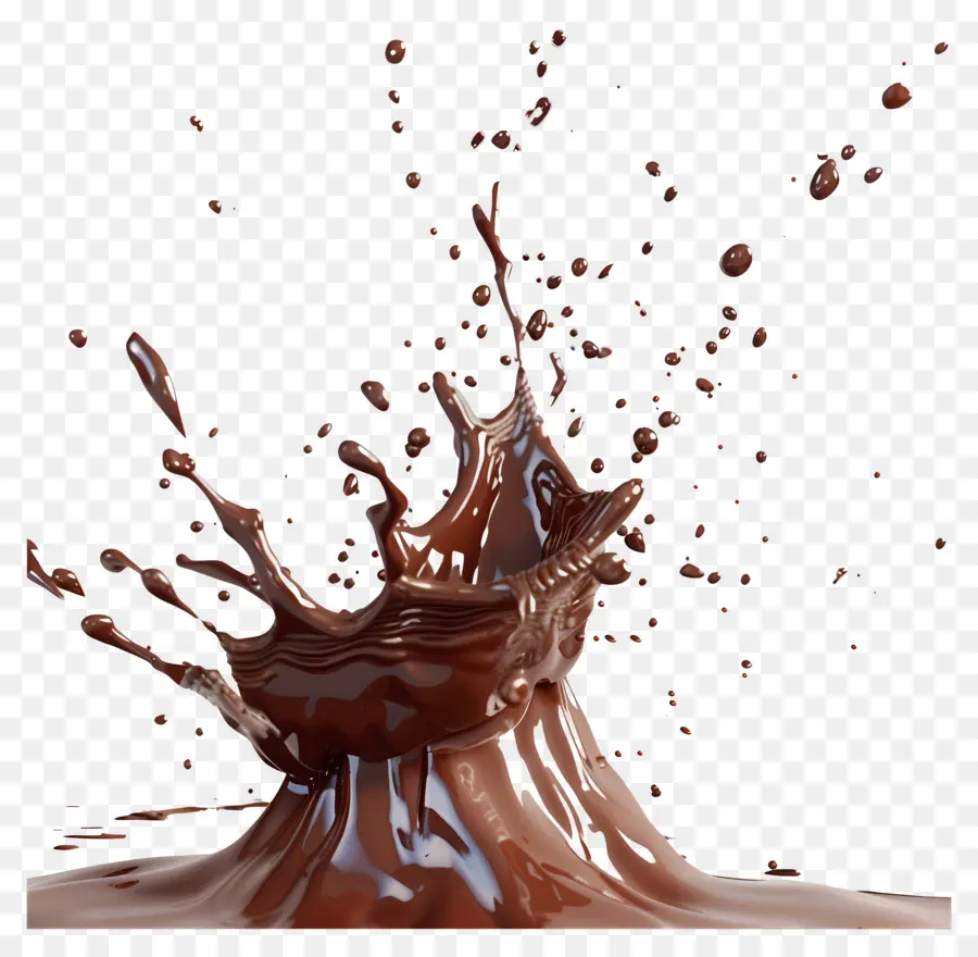 Éclaboussure De Chocolat，Chocolat PNG