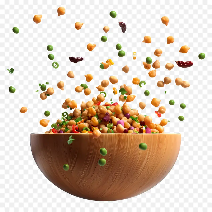 Bol De Chaat Chana，Saladier PNG