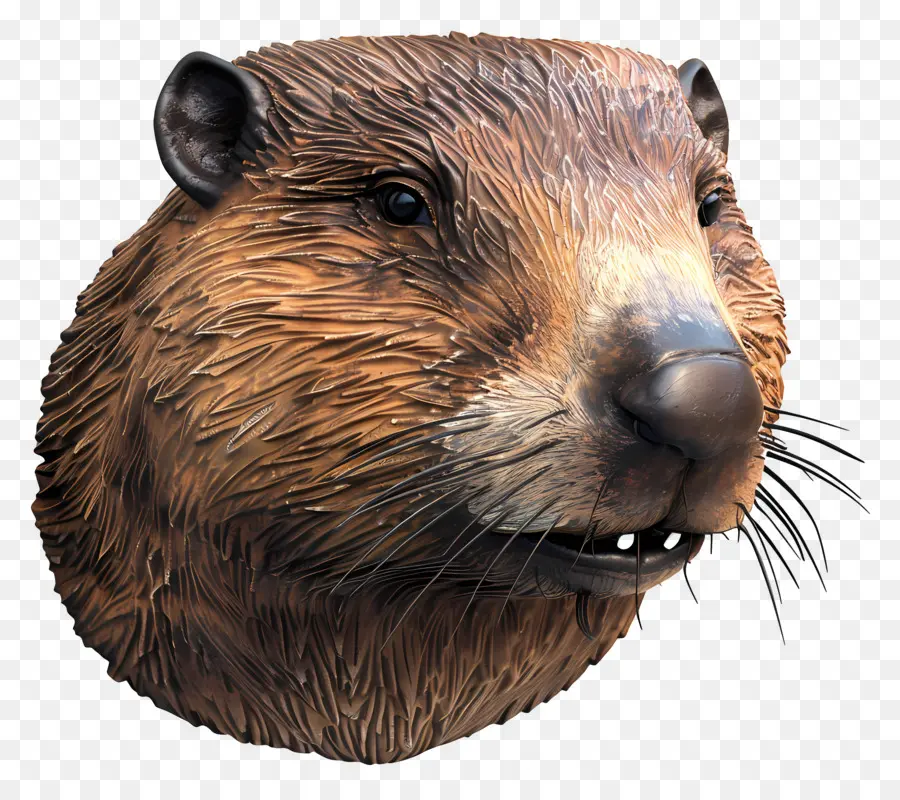 Visage De Castor，Marmotte PNG