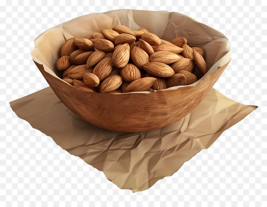 Bol D'amandes，Noix PNG