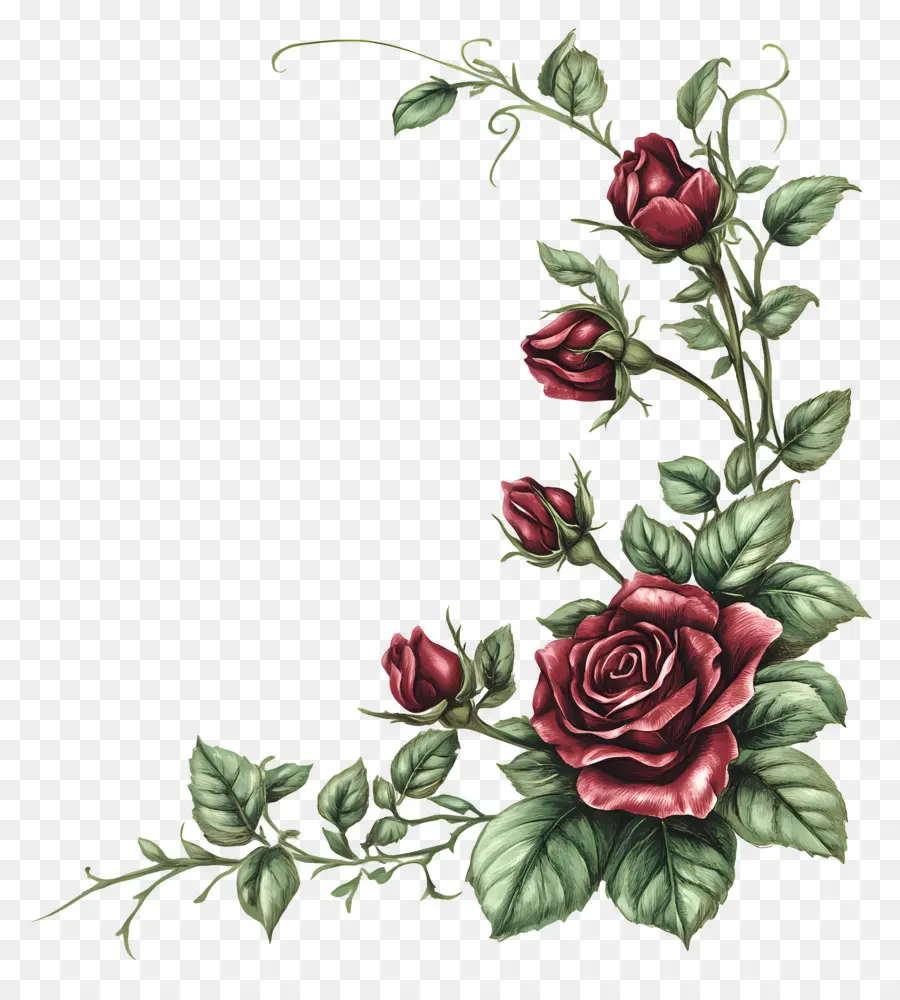 Rose，Roses Rouges PNG