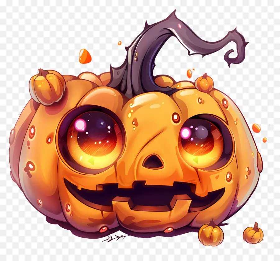 Jolie Citrouille D'halloween，Citrouille PNG