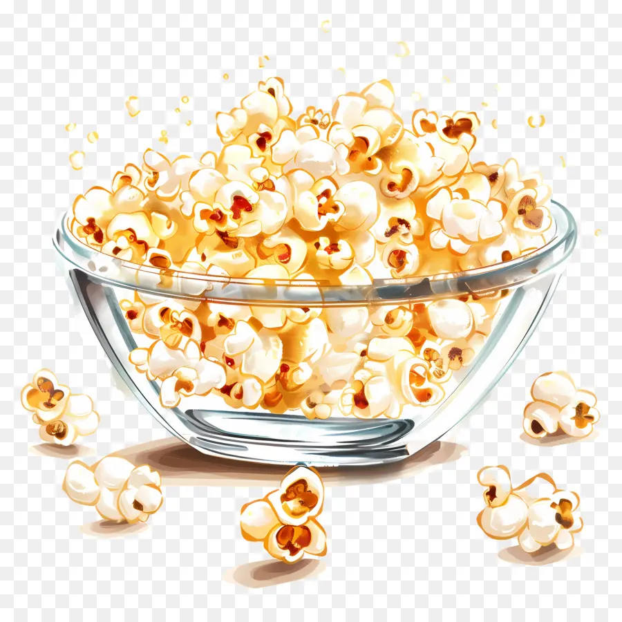 Bol De Pop Corn，Popcorn PNG