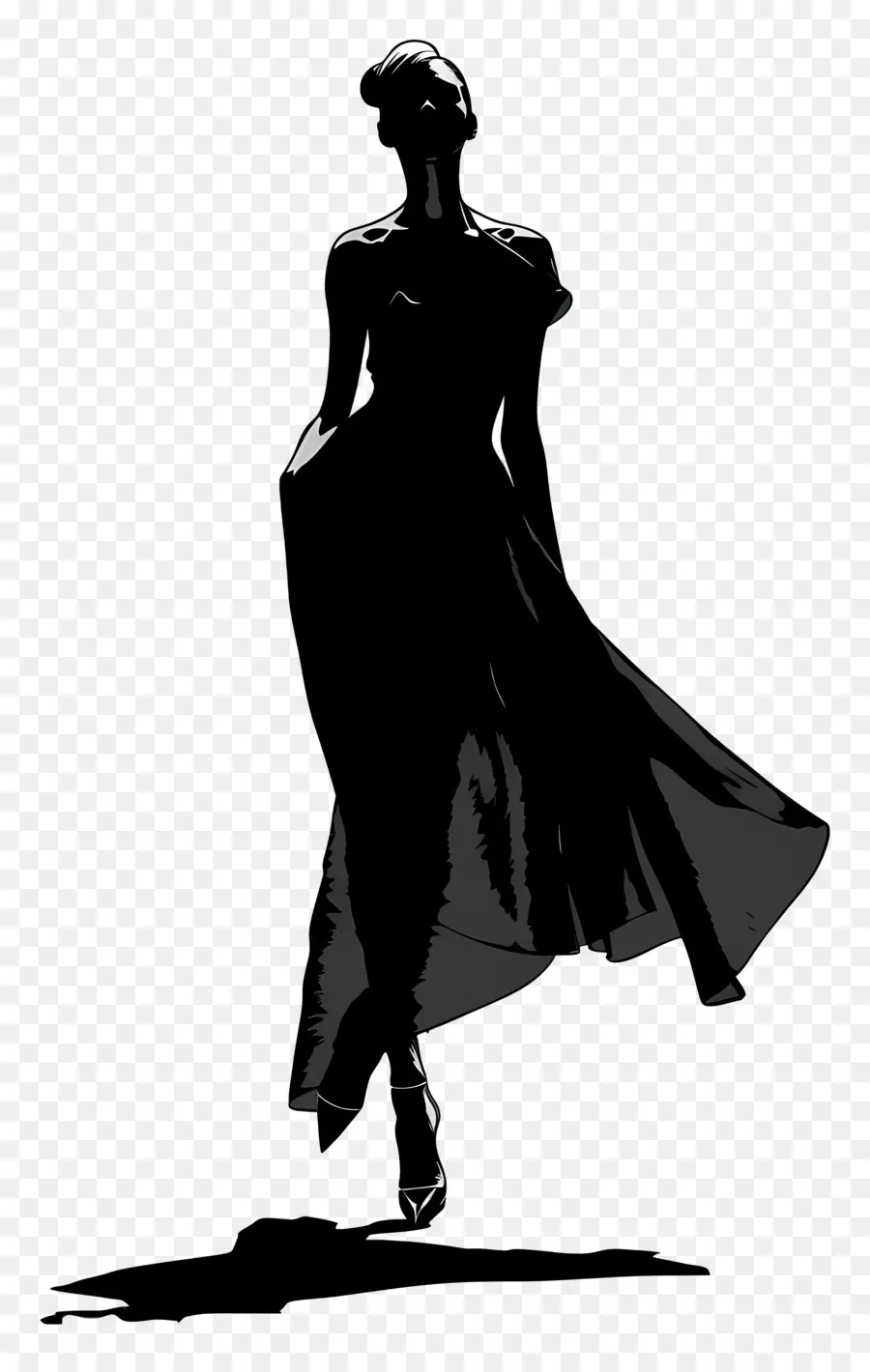 Silhouette De Mannequin，Silhouette PNG